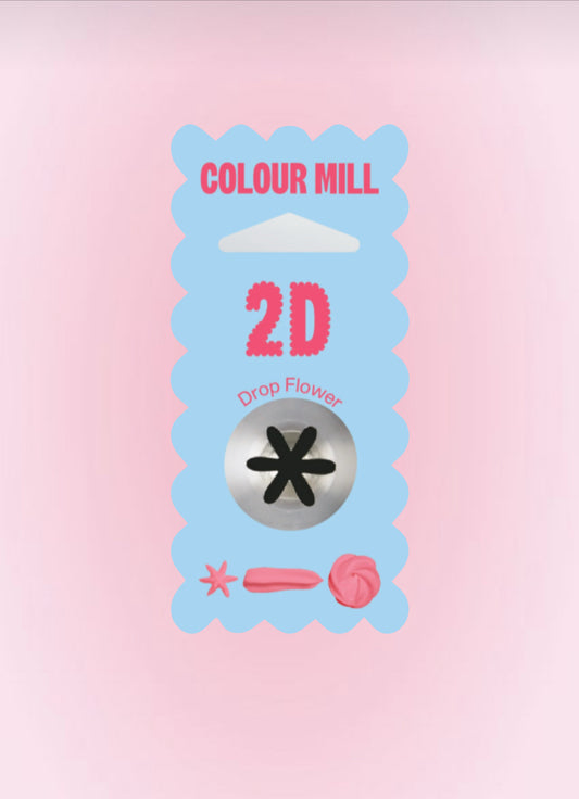 Douille Pâtissière 2D Colour Mill – Douille Étoile Ouverte en Acier Inoxydable