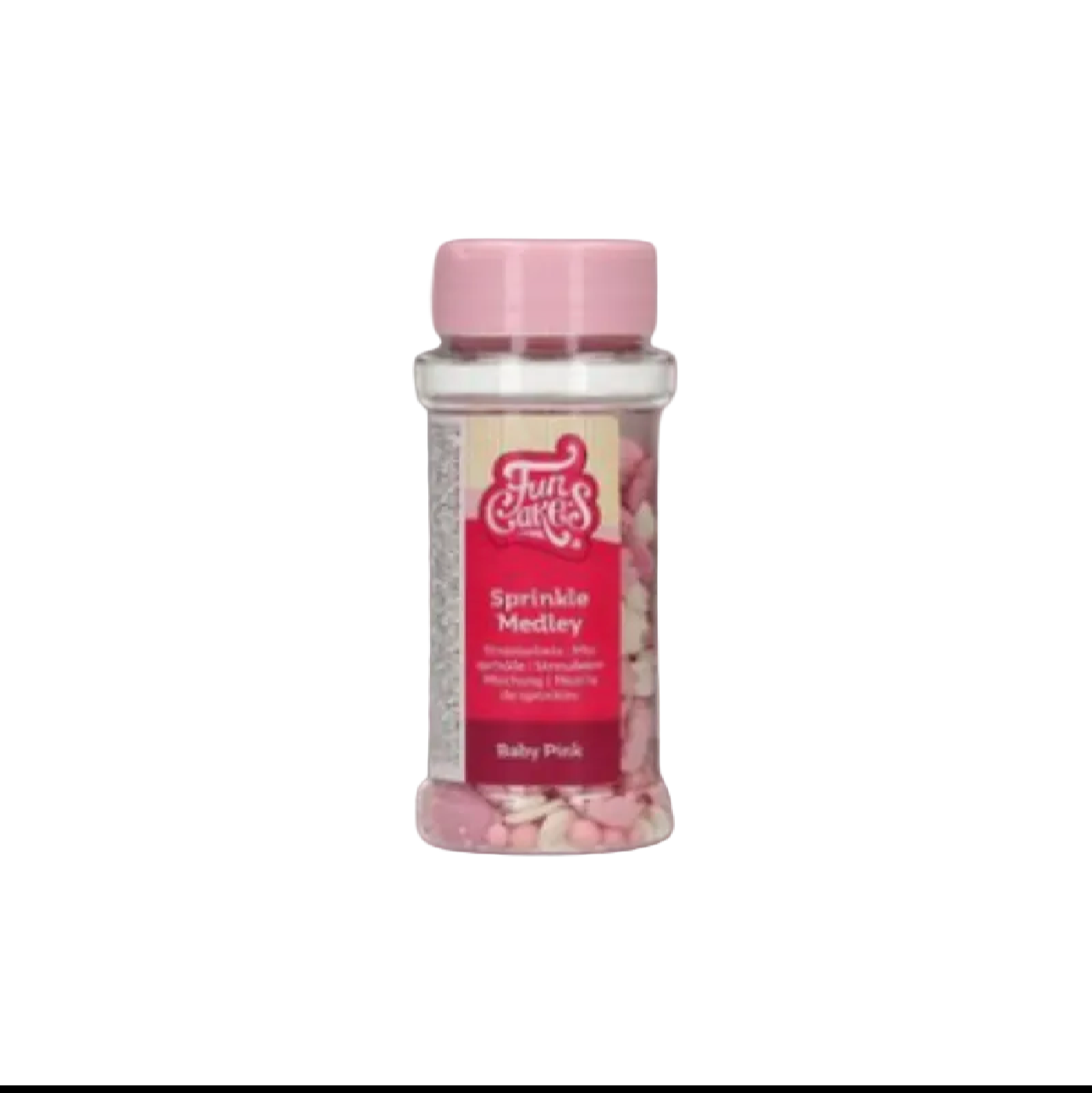 FunCakes Sprinkle Medley Baby Pink. DLU 04/26