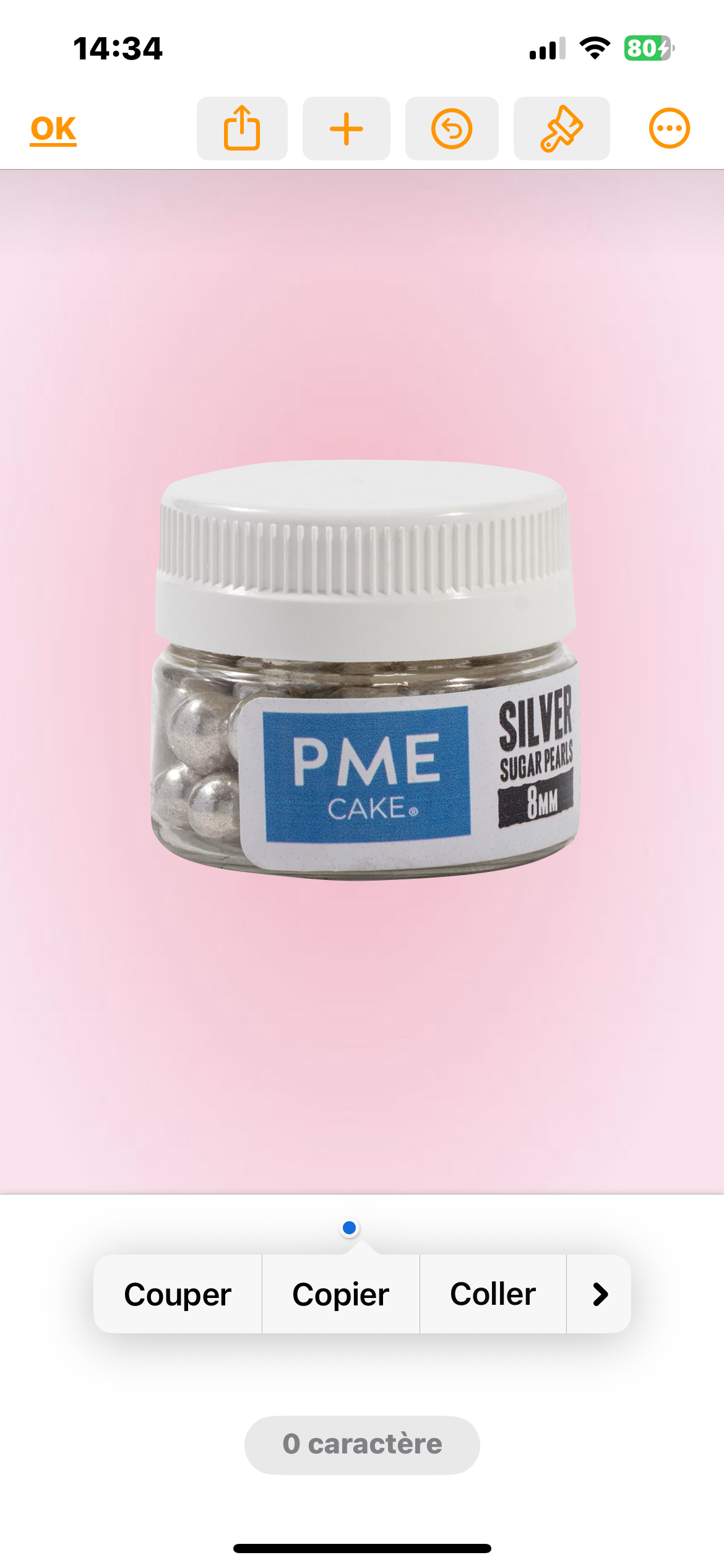 Perles en sucre argentées PME – 4 ou 8mm (25 g)