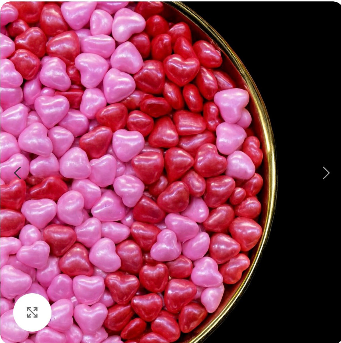 Sprinkles Cœurs Candy Love Mix Rose et Rouge – 65 g