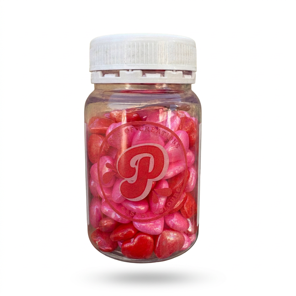 Sprinkles Cœurs Candy Love Mix Rose et Rouge – 65 g