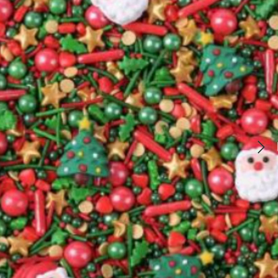 Sprinkles Mix Magie du Père Noël – Décorations sucrées de Noël 150 g