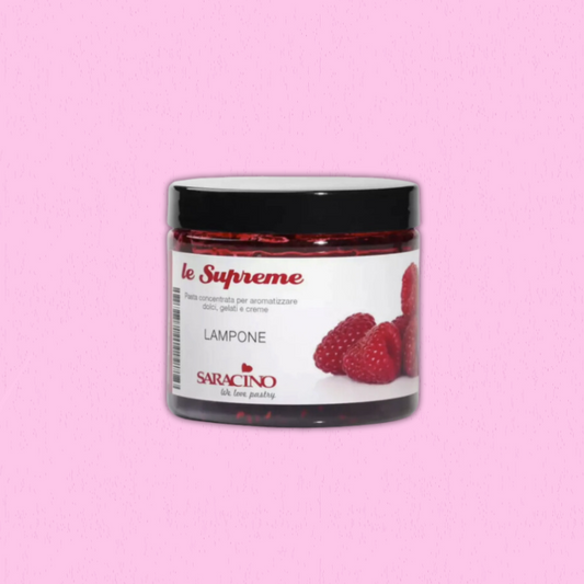 Pâte concentrée de Framboise aromatisante 200 g SARACINO