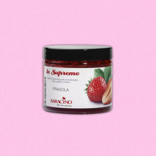 PÂTE CONCENTRÉE LE SUPRÊME FRAISE SARACINO 200G