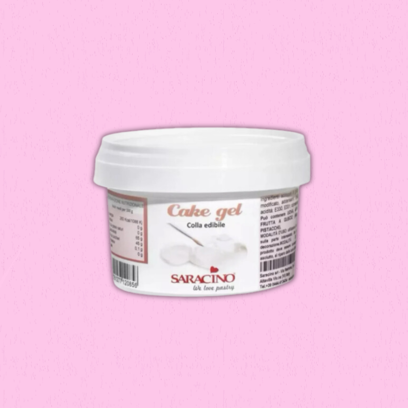 COLLE ALIMENTAIRE CAKE GEL SARACINO 200g